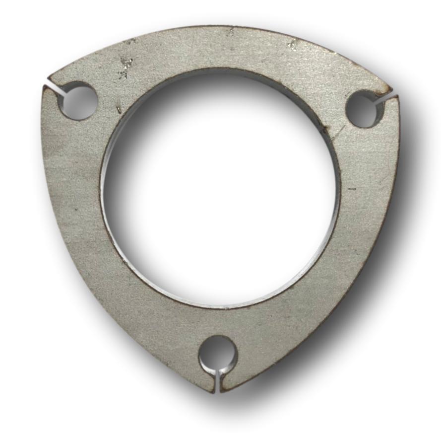 EXHAUST FLANGE PLATE 3" 3 BOLT STAINLESS STEEL 85bc ECS Exhaust