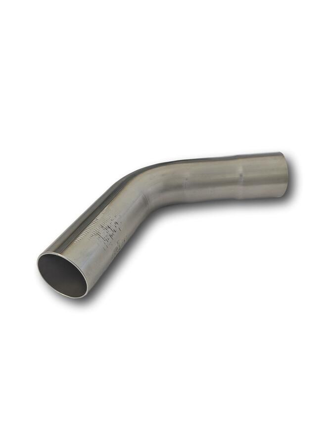 ExoFlow 3" Stainless Steel 316 Exhaust Pipe Mandrel Bend – 45 Degree, Short Leg