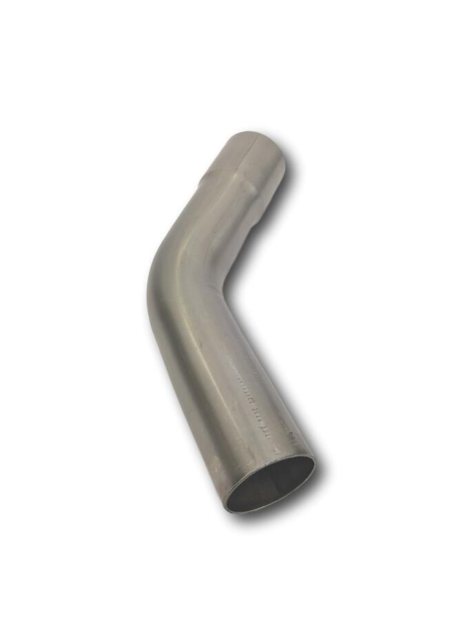 Exhaust Pipe - 2 1/2" 90 Degree Mandrel Bend In Stainless Steel (304) - Short Leg Style By ExoFlow