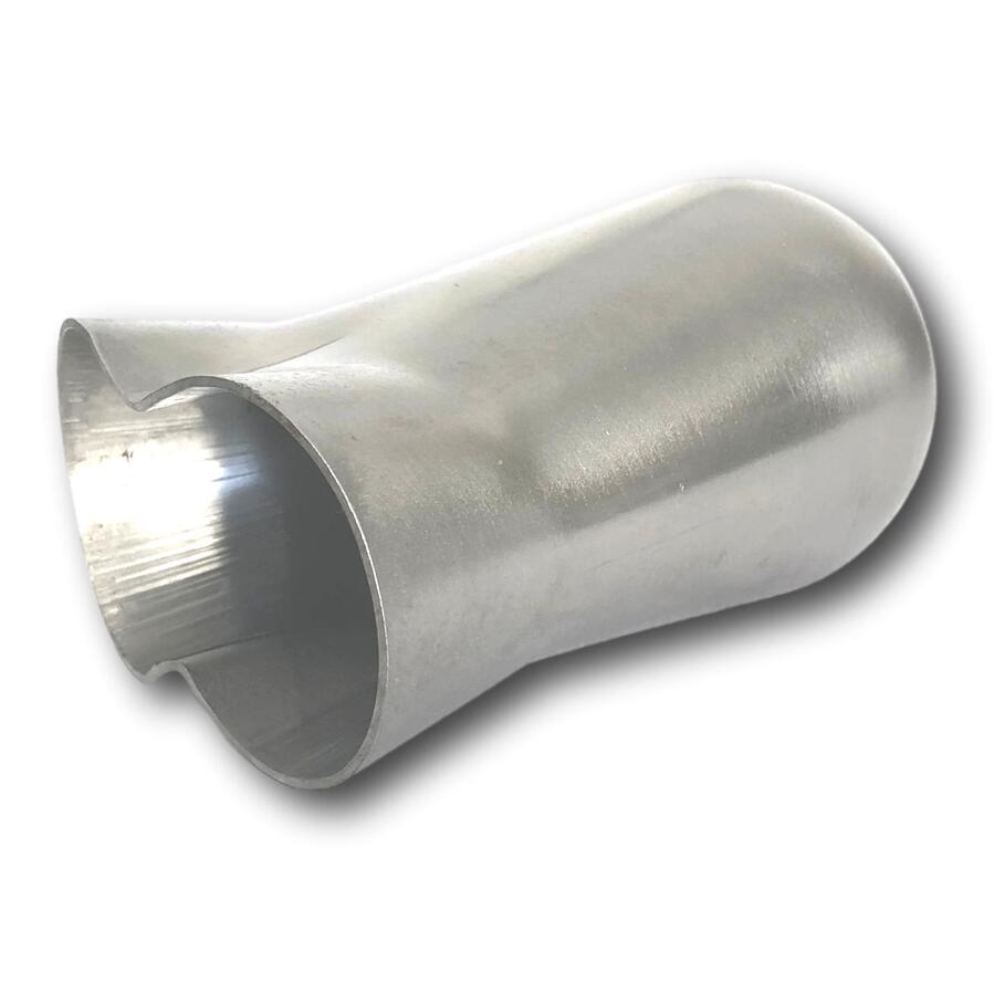 ExoFlow Merge Collector Mild Steel 2 Into 1 – 2 1/2 X 3 1/2 (CC213MS)