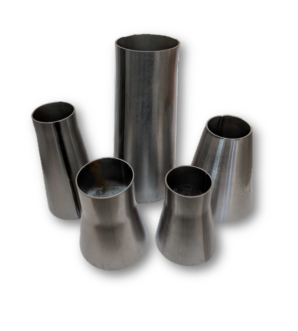2" up to 6" Inch Od Exhaust Pipe Reducer Adaptor Merge Taper Cone Mild