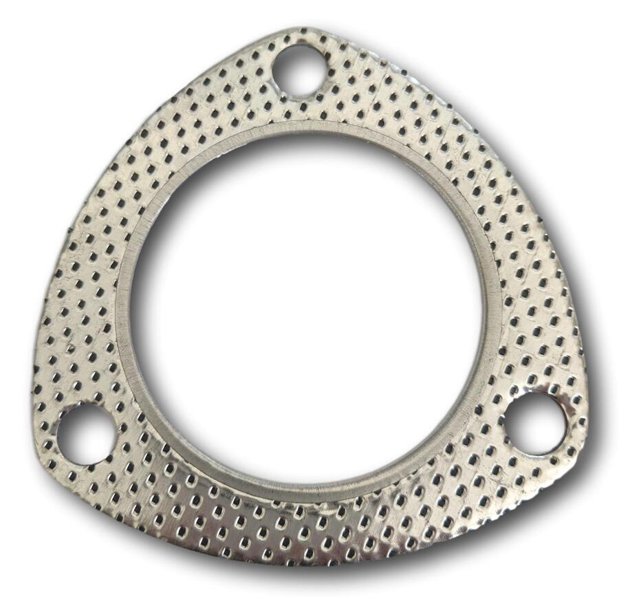 EXHAUST FLANGE GASKET 2 1/4" 3 BOLT GASKET MATERIAL 78BC WITH FIRE RING