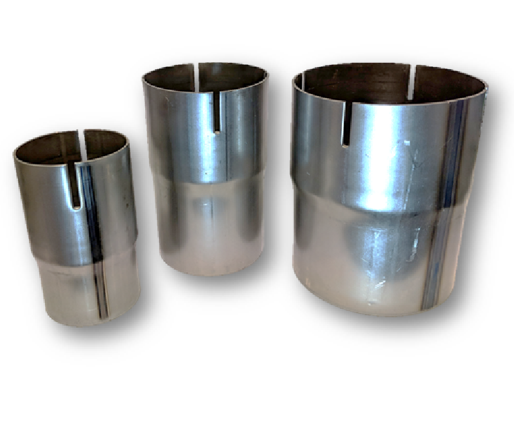 1 1/2" to 6" Exhaust Pipe Single Coupler Mild Steel Joiner Connector