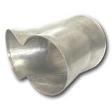 MERGE COLLECTOR STAINLESS STEEL (304) 2INTO1 (3" x 3 1/2") 