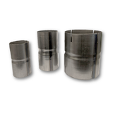 1 1/4" to 6" Exhaust Pipe Double Coupler Mild Steel Joiner Connector Slip Joint
