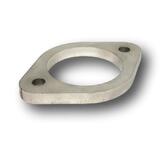 EXHAUST FLANGE PLATE 2" 2 BOLT STAINLESS STEEL 82BC