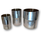 1 1/4" to 6" Exhaust Pipe Single Coupler Mild Steel Joiner Connector Slip Joint