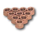 COPPER LOCK NUT FOR TURBO / MANIFOLD / DUMP PIPE SET OF 10 - M8 X 1.25
