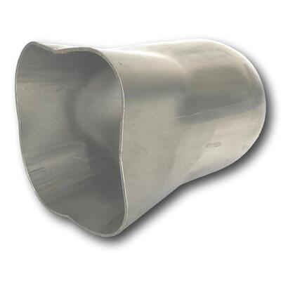 MERGE COLLECTOR STAINLESS STEEL (304) 4INTO1 (1 1/2" x 2 1/2") 