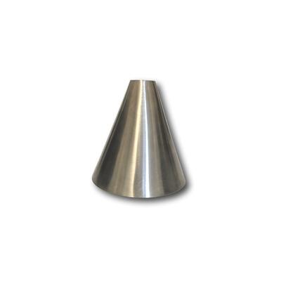 1 1/4" x 3/4" Exhaust Tube Merge Taper Cone Stainless Steel 316