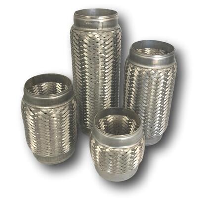 braided exhaust flex pipe