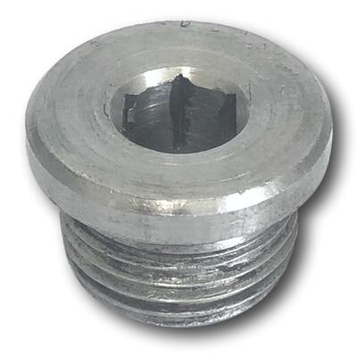 O2 M18 X 1.5 BLANK OFF PLUG SS
