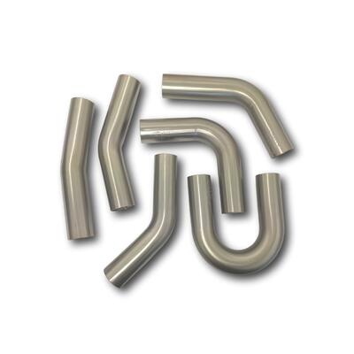 BETTERCLOUD 3 OD Straight 45 & 90 Degree Mild Steel Exhaust Bend Tube Pipe Piping Tubing Kit 76mm 