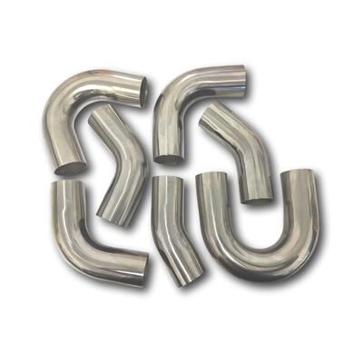 Mild Steel Mandrel Exhaust Tubing Bends 60mm Size 60 Degree Angle EEP 