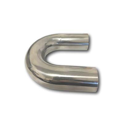EXHAUST  PIPE MANDREL BEND STAINLESS STEEL 2" 180 DEGREE - POLISHED