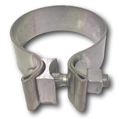 2.25" 57mm ID Exhaust Muffler Clamp Stainless Steel Single Bolt Band Clamps 