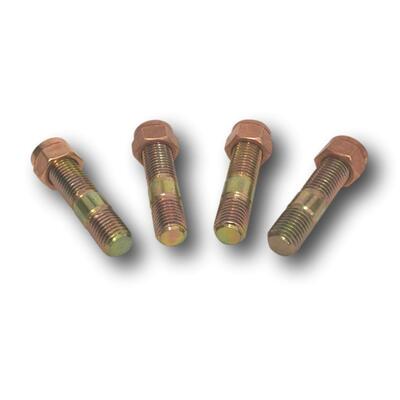 TURBO STUD & COPPER LOCK NUT SET OF 4 - M10 X 1.25 X 41MM LONG