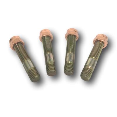TURBO STUD & COPPER LOCK NUT SET OF 4 - M10 X 1.5 X 54MM LONG
